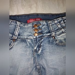 GoGo Star 3 Button Jeans
